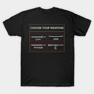 Funny Computer Coding Programmer Programming Languages T-Shirt